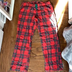 Plaid pajama pants